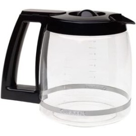 Cuisinart DCC-1200PRC Jarra de vidrio de repuesto, Negro, 12 tazas