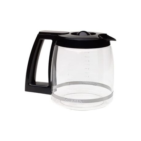 Cuisinart DCC-1200PRC Jarra de vidrio de repuesto, Negro, 12 tazas